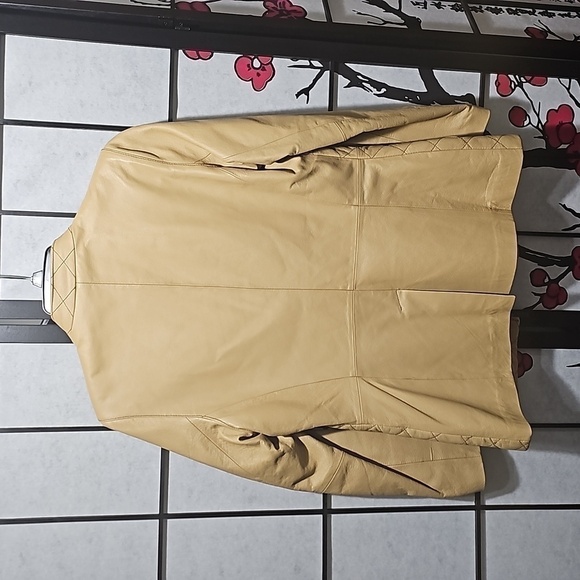 Pamela McCoy Butterscotch Leather Jacket Size XS - Picture 6 of 6